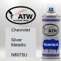 Preview: Chevrolet, Silver Metallic, N8075U: 400ml Sprühdose, von ATW Autoteile West.